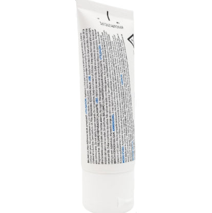 White tube with text on a white background