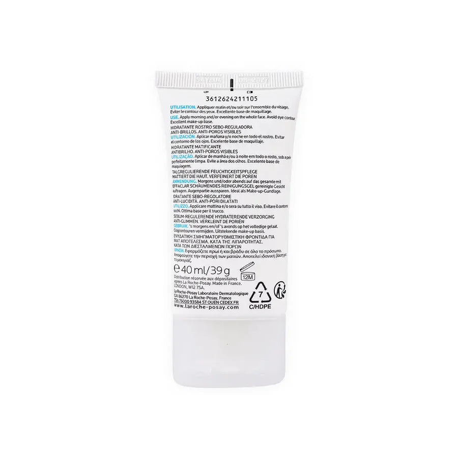 White tube with text on a white background