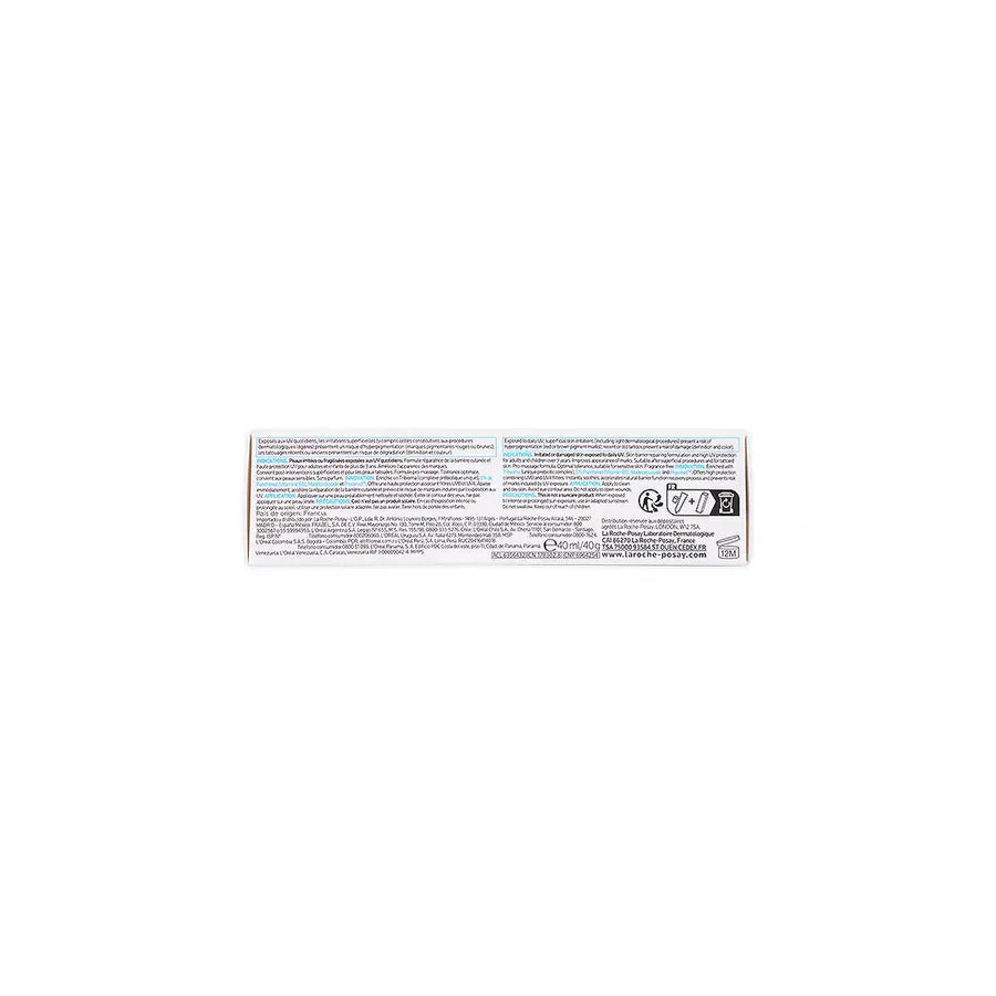 Product label on a white background